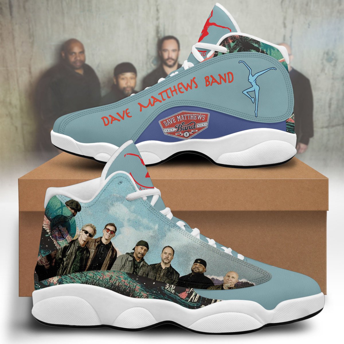 Ideafootwear Dave Matthews Band AJ13 Sneakers Shoes For Men And Women