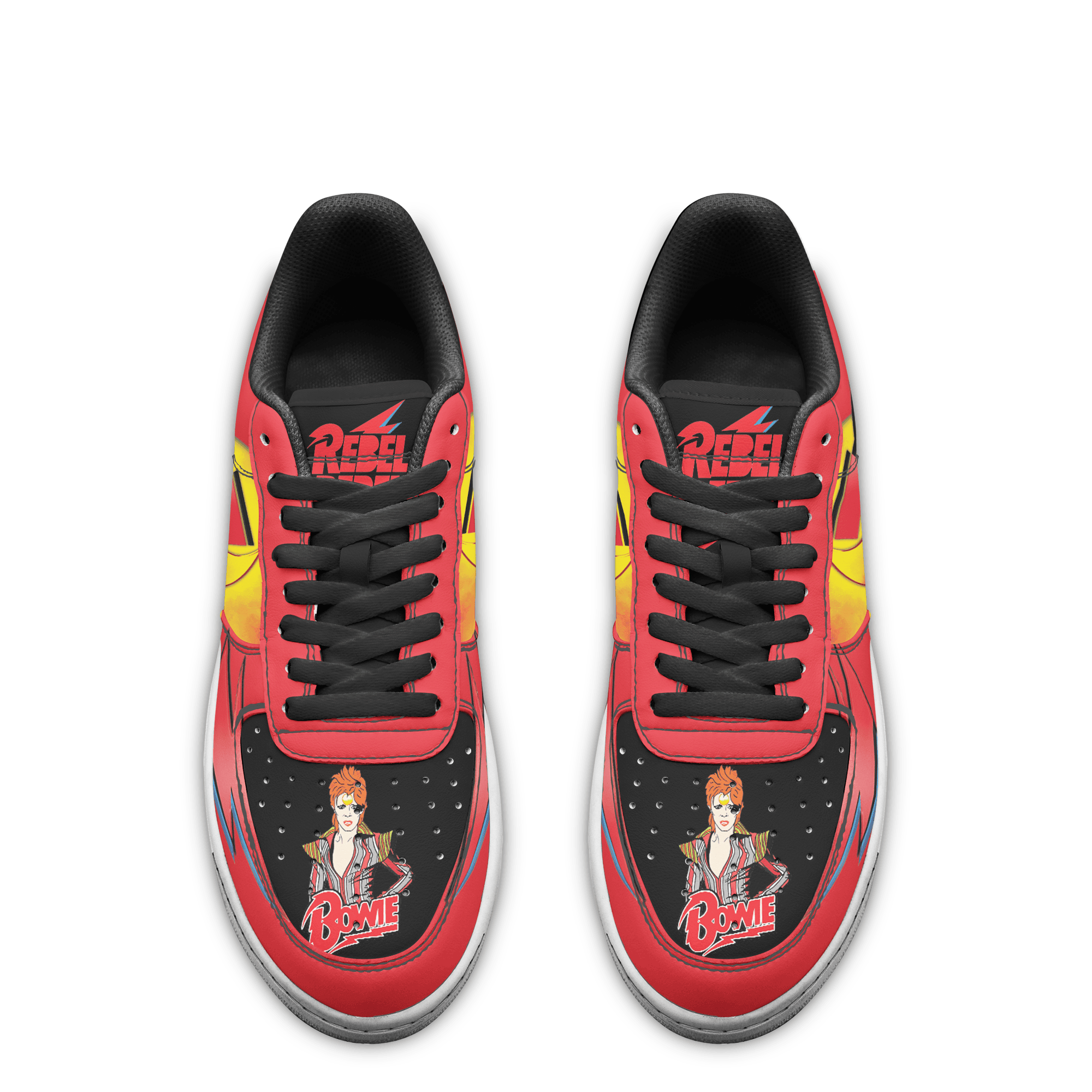 Ideafootwear David Bowie Air Low-Top Sneakers Shoes For Men And Women