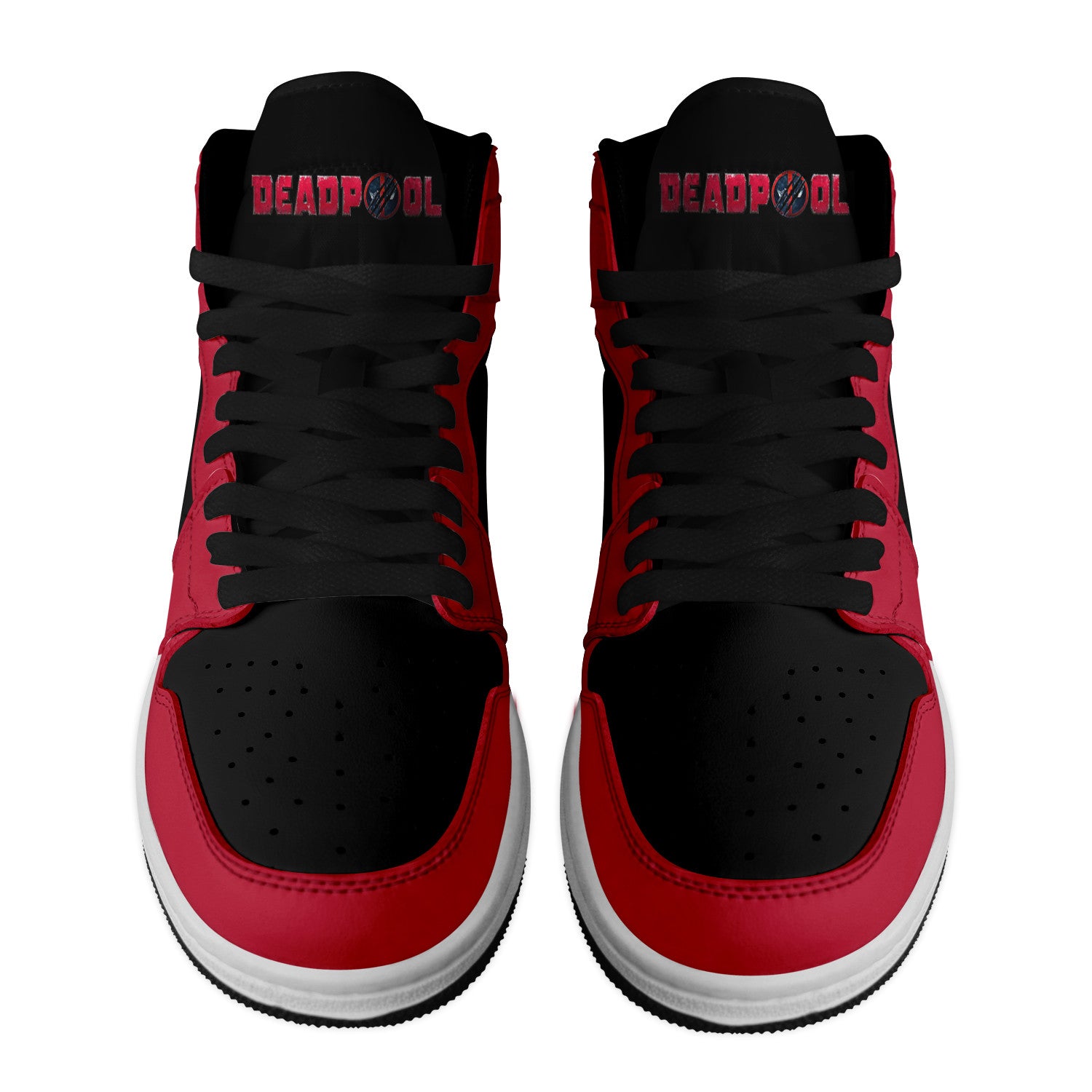 Ideafootwear Deadpool & Wolverine AJ1 High Sneakers Shoes For Men And Women