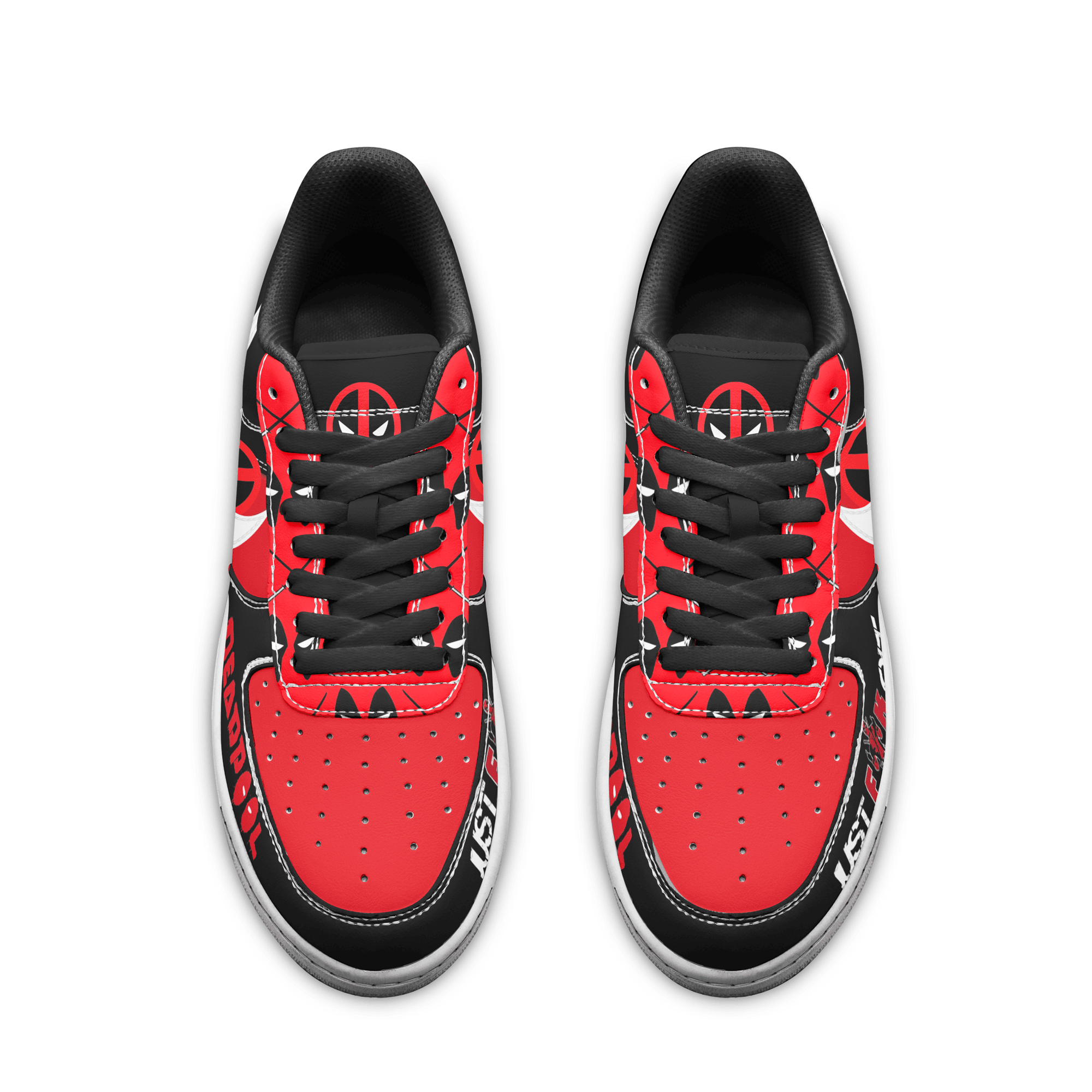 Ideafootwear Deadpool Air Low-Top Sneakers Shoes For Men And Women