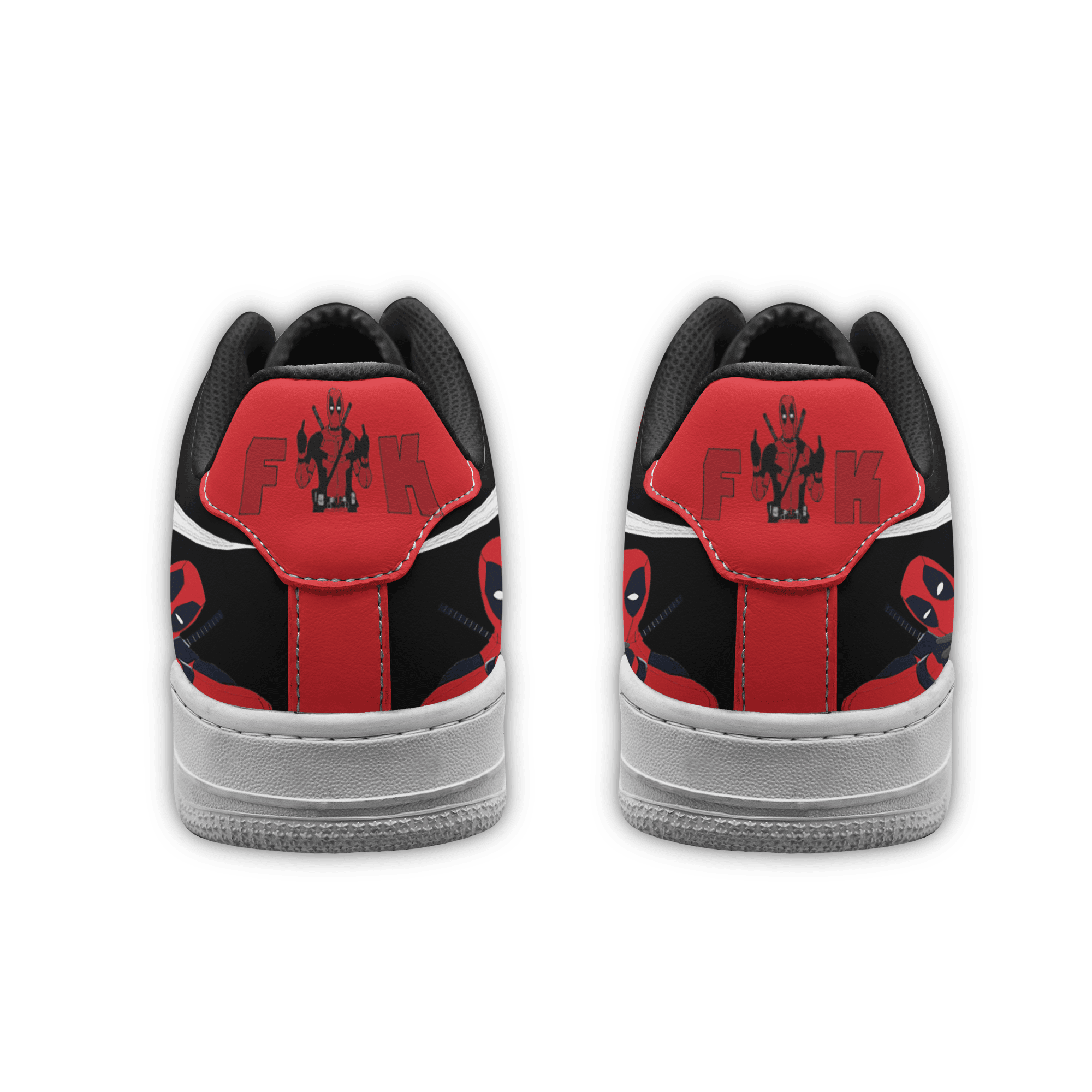 Ideafootwear Deadpool Air Low-Top Sneakers Shoes For Men And Women