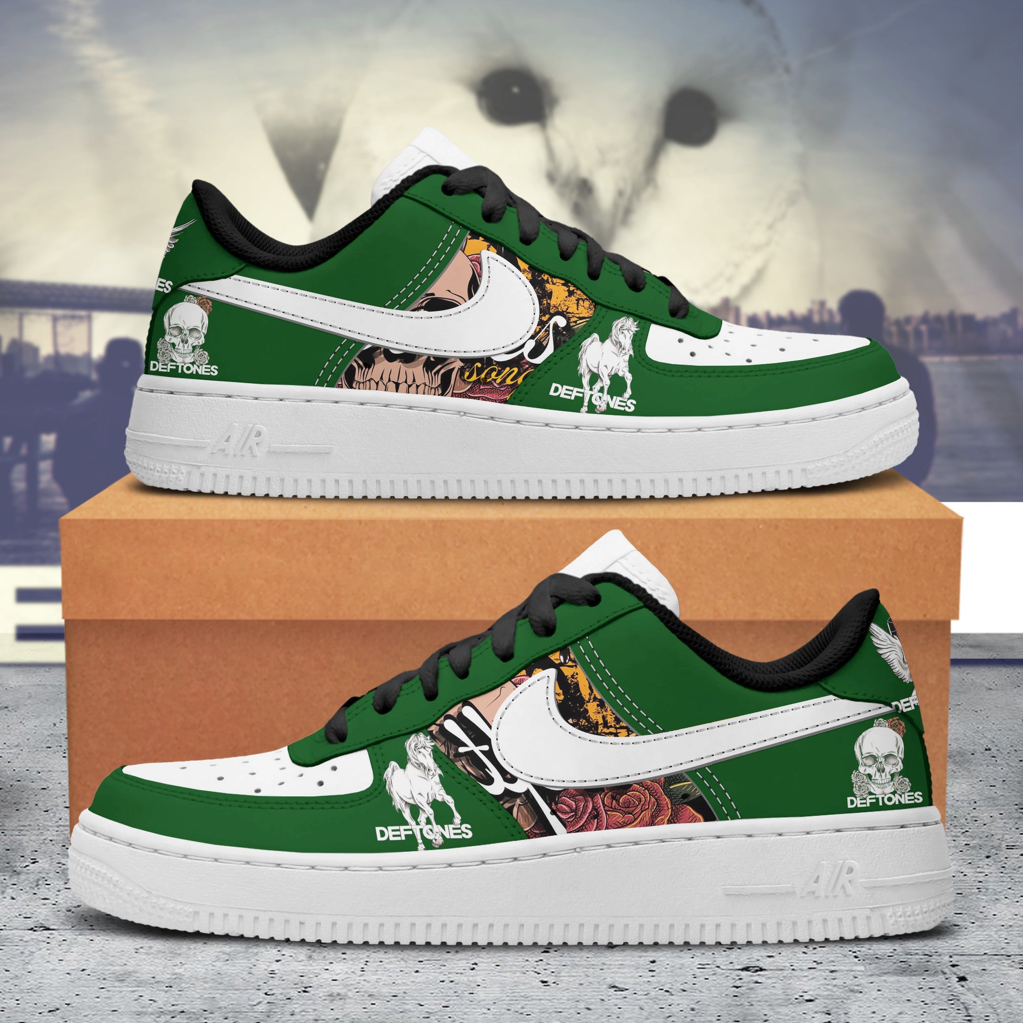 Ideafootwear Deftones Air Low-Top Sneakers Shoes For Men And Women