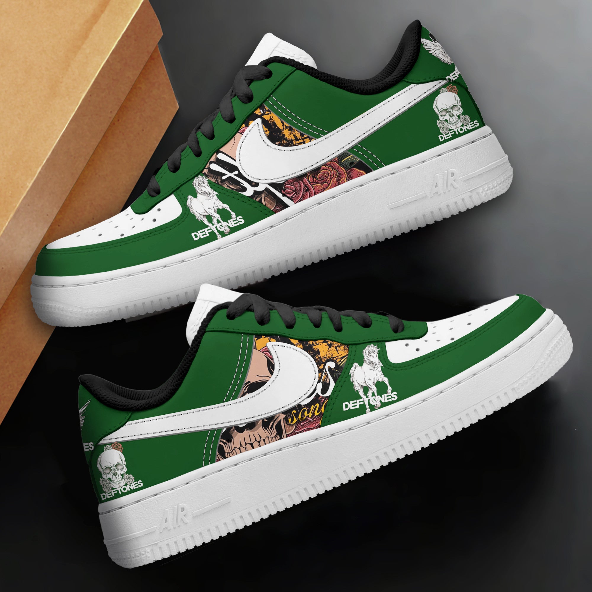 Ideafootwear Deftones Air Low-Top Sneakers Shoes For Men And Women