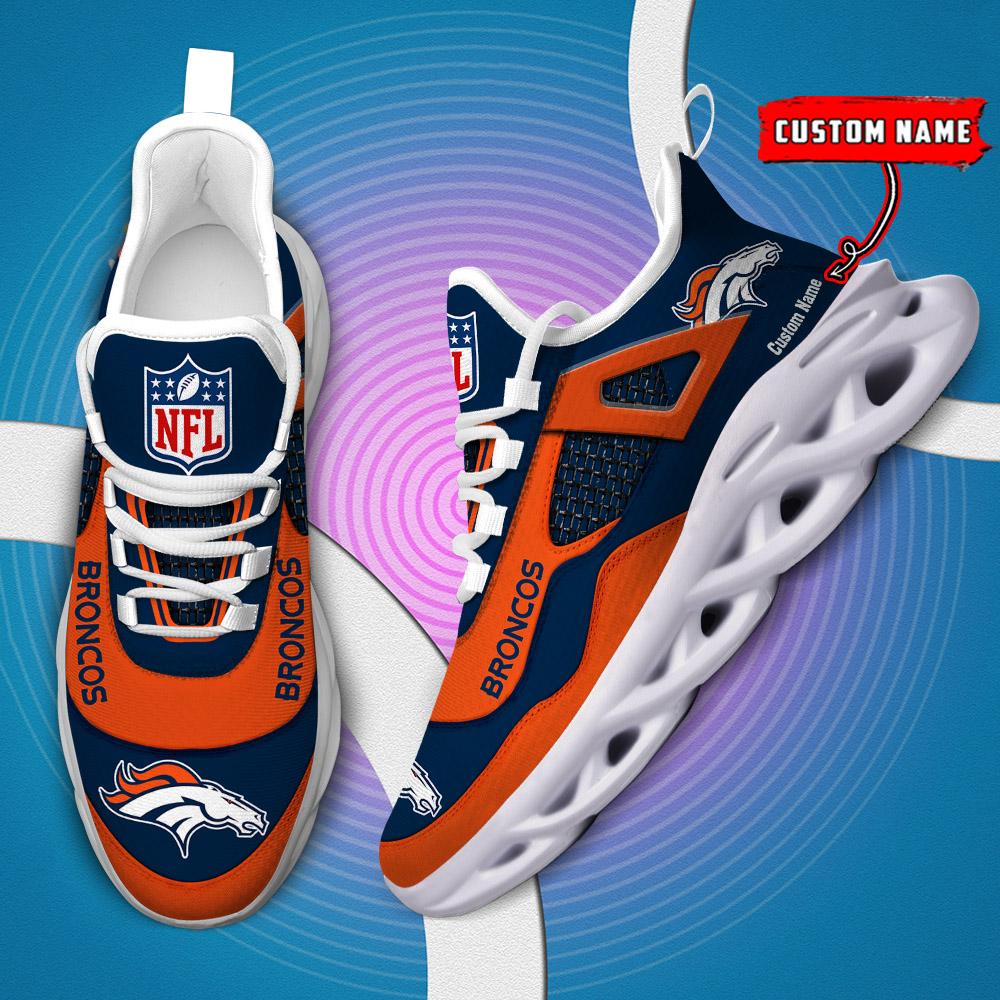 Ideafootwear Denver Broncos Max Soul Shoes Sneakers For Men And Women