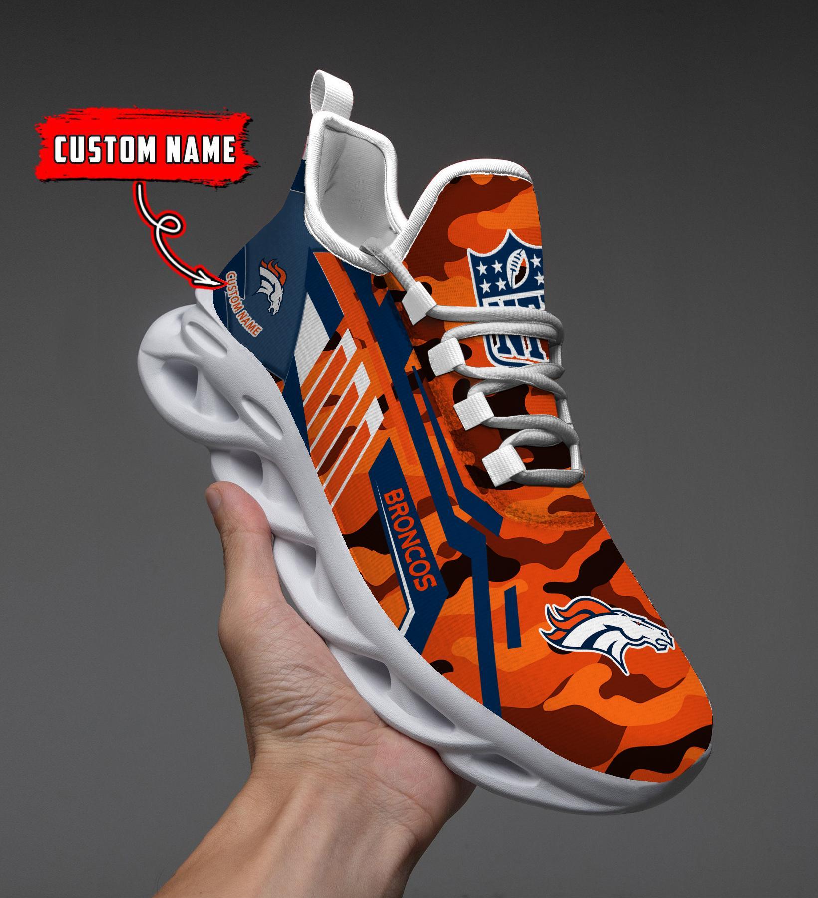 Ideafootwear Denver Broncos Max Soul Shoes Sneakers For Men And Women