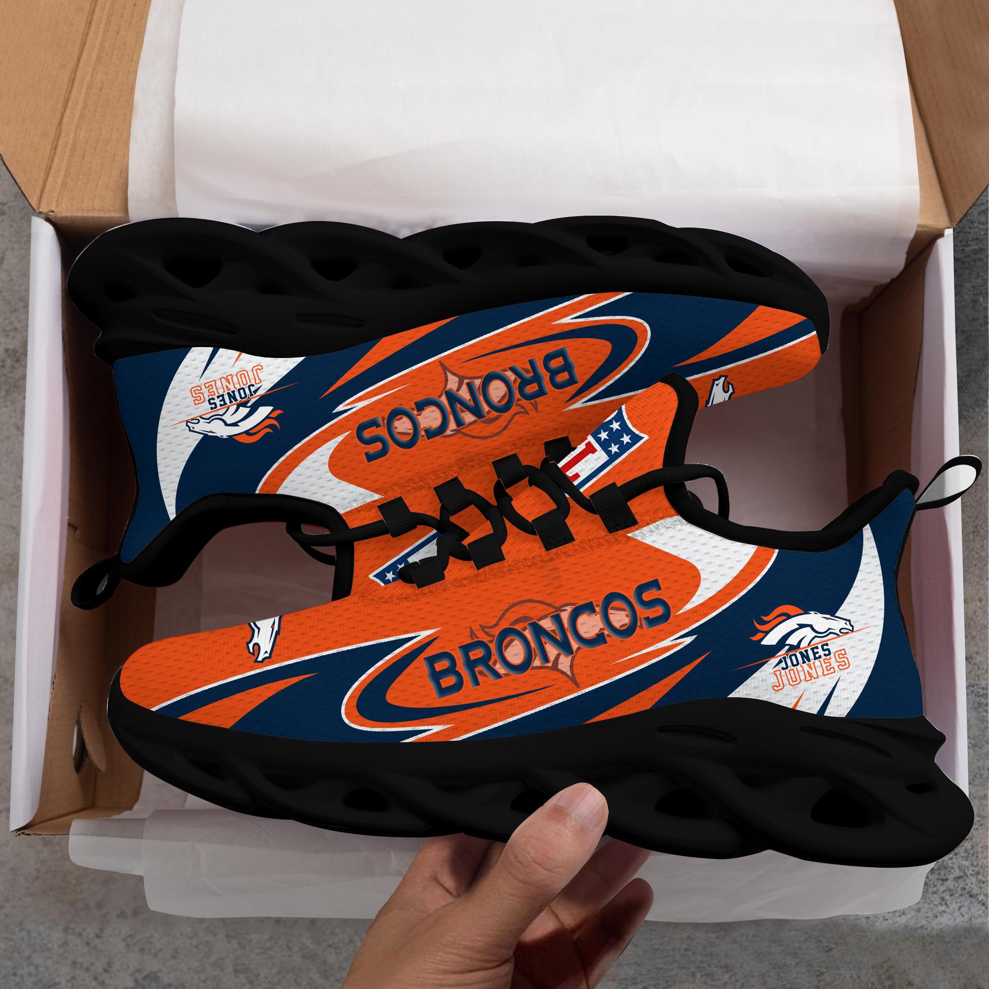 Ideafootwear Denver Broncos Max Soul Shoes Sneakers For Men And Women