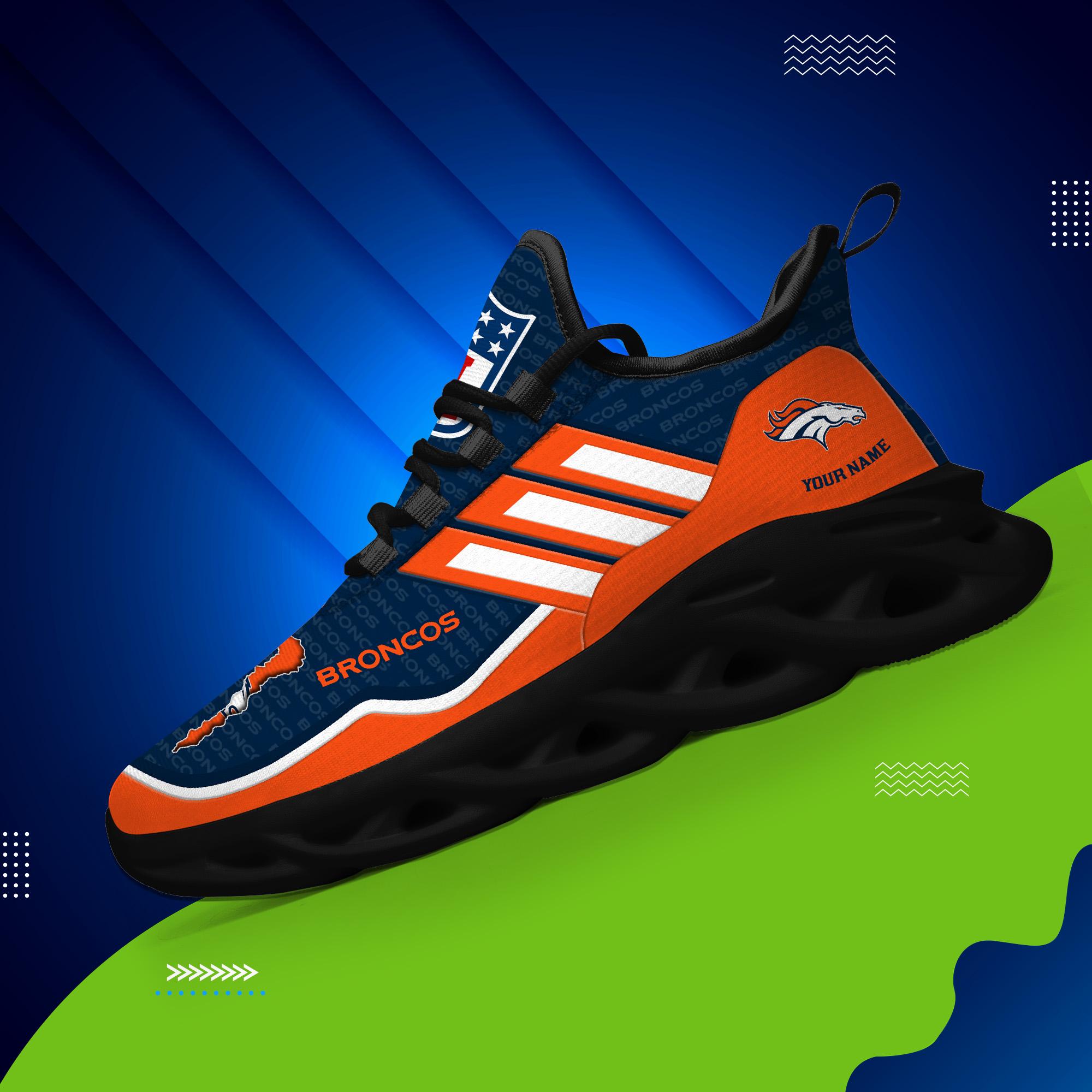 Ideafootwear Denver Broncos Max Soul Shoes Sneakers For Men And Women