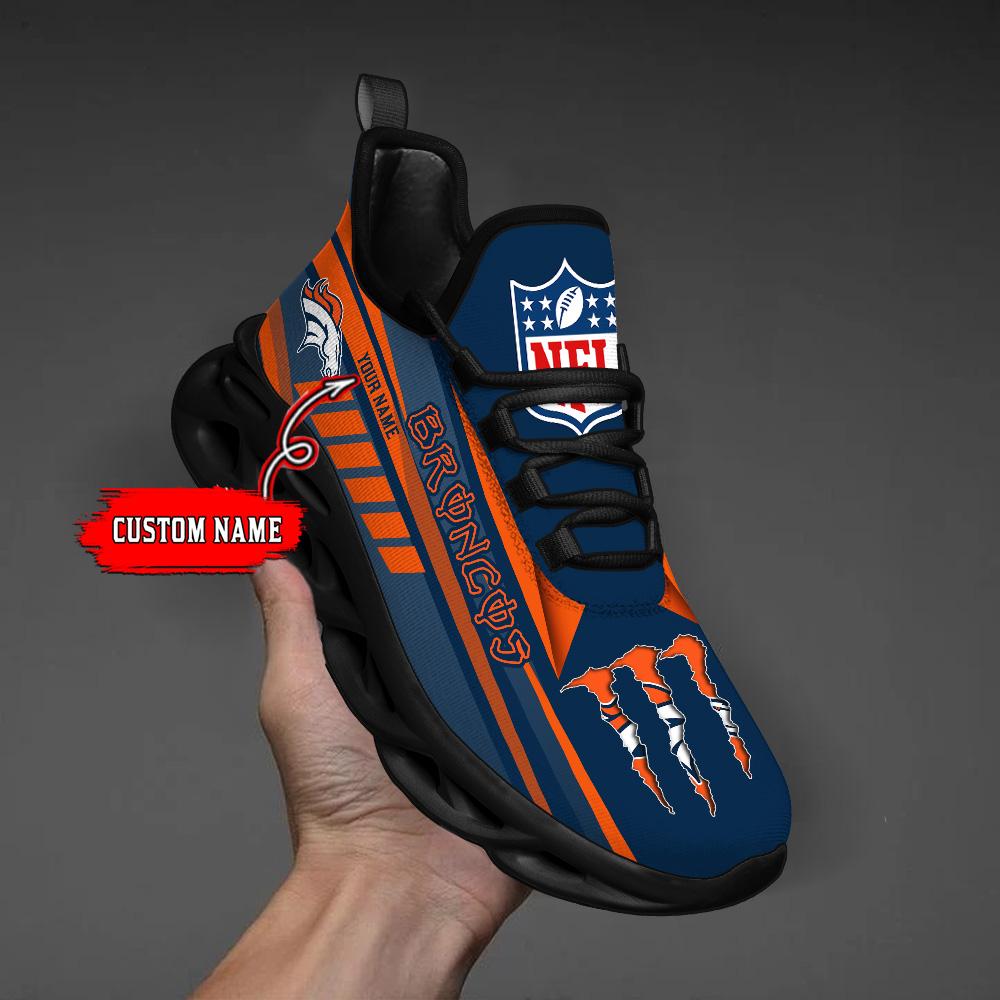 Ideafootwear Denver Broncos Max Soul Shoes Sneakers For Men And Women