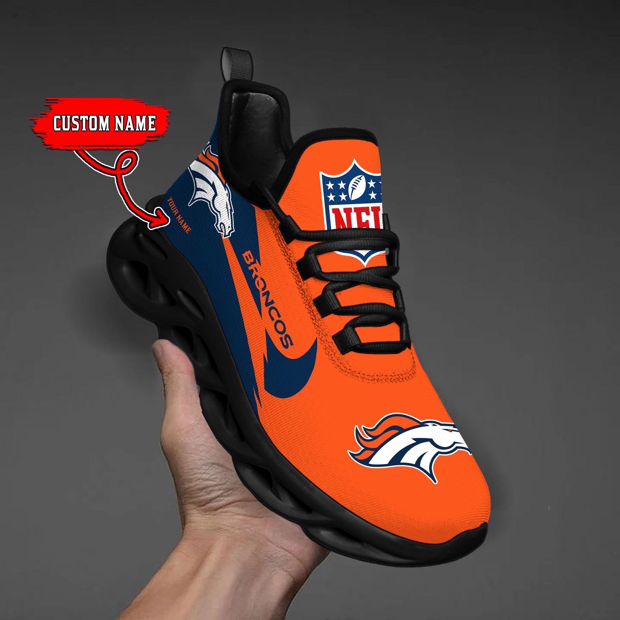 Ideafootwear Denver Broncos Max Soul Shoes Sneakers For Men And Women