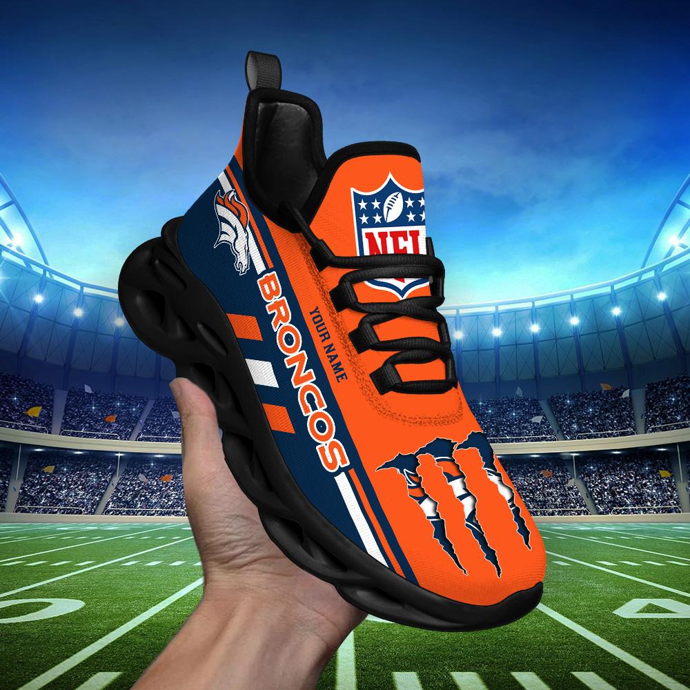 Ideafootwear Denver Broncos Max Soul Shoes Sneakers For Men And Women