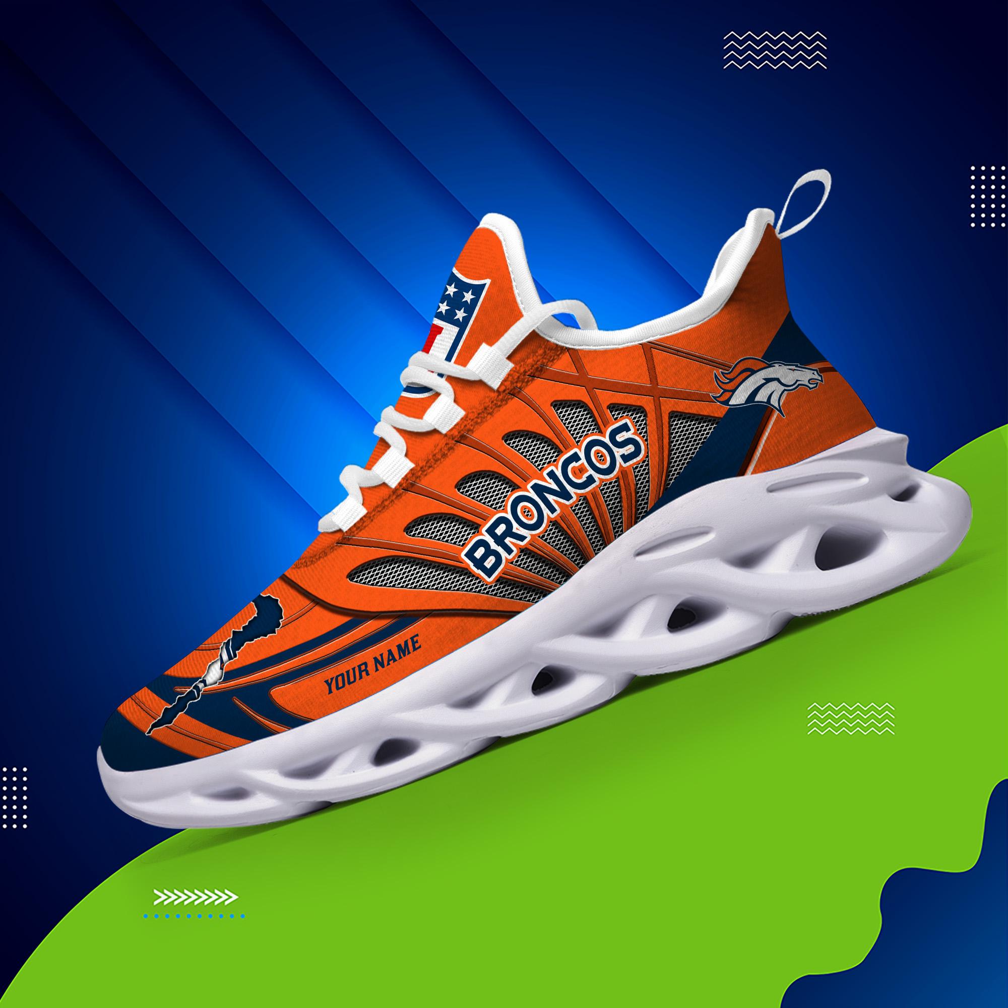 Ideafootwear Denver Broncos Max Soul Shoes Sneakers For Men And Women