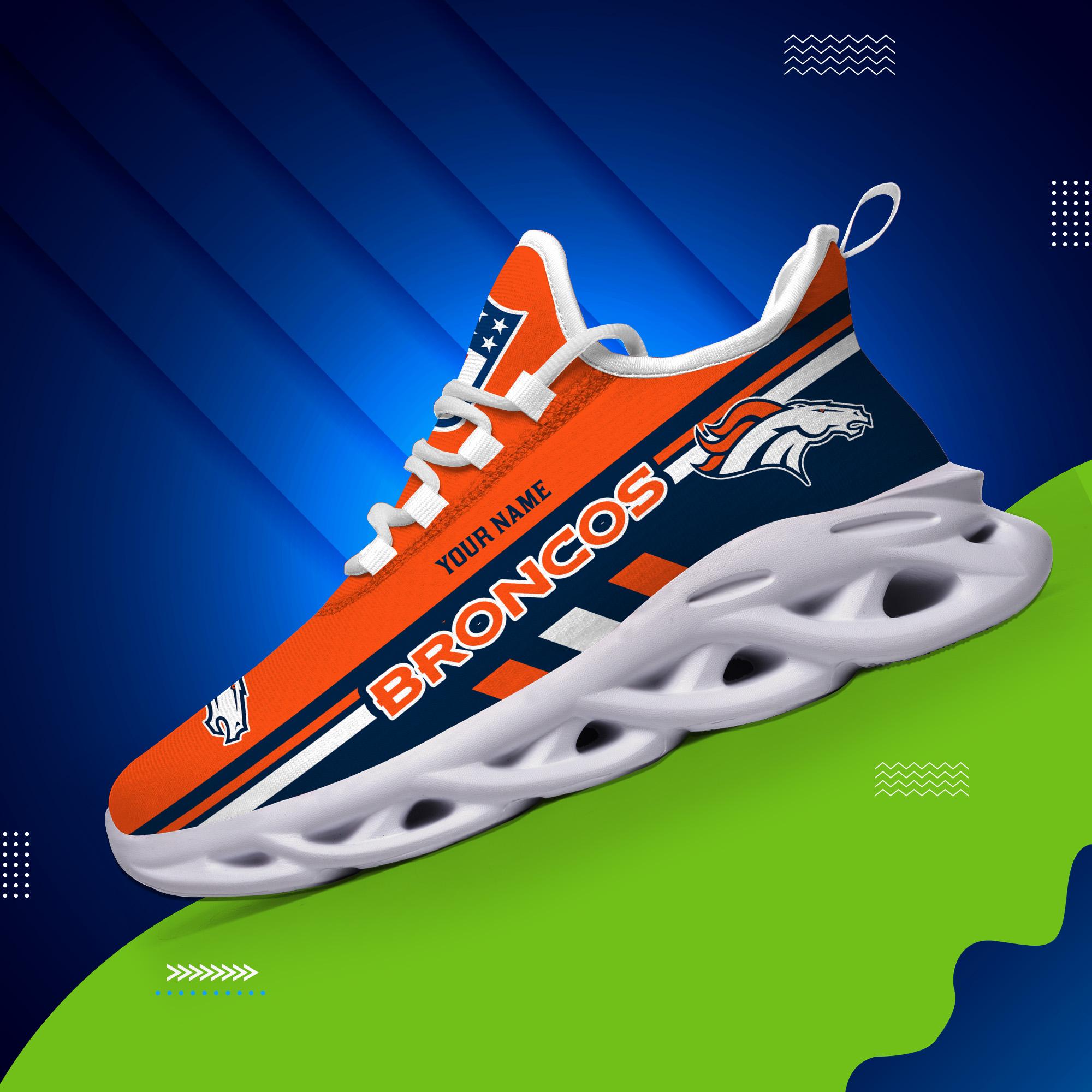 Ideafootwear Denver Broncos Max Soul Shoes Sneakers For Men And Women