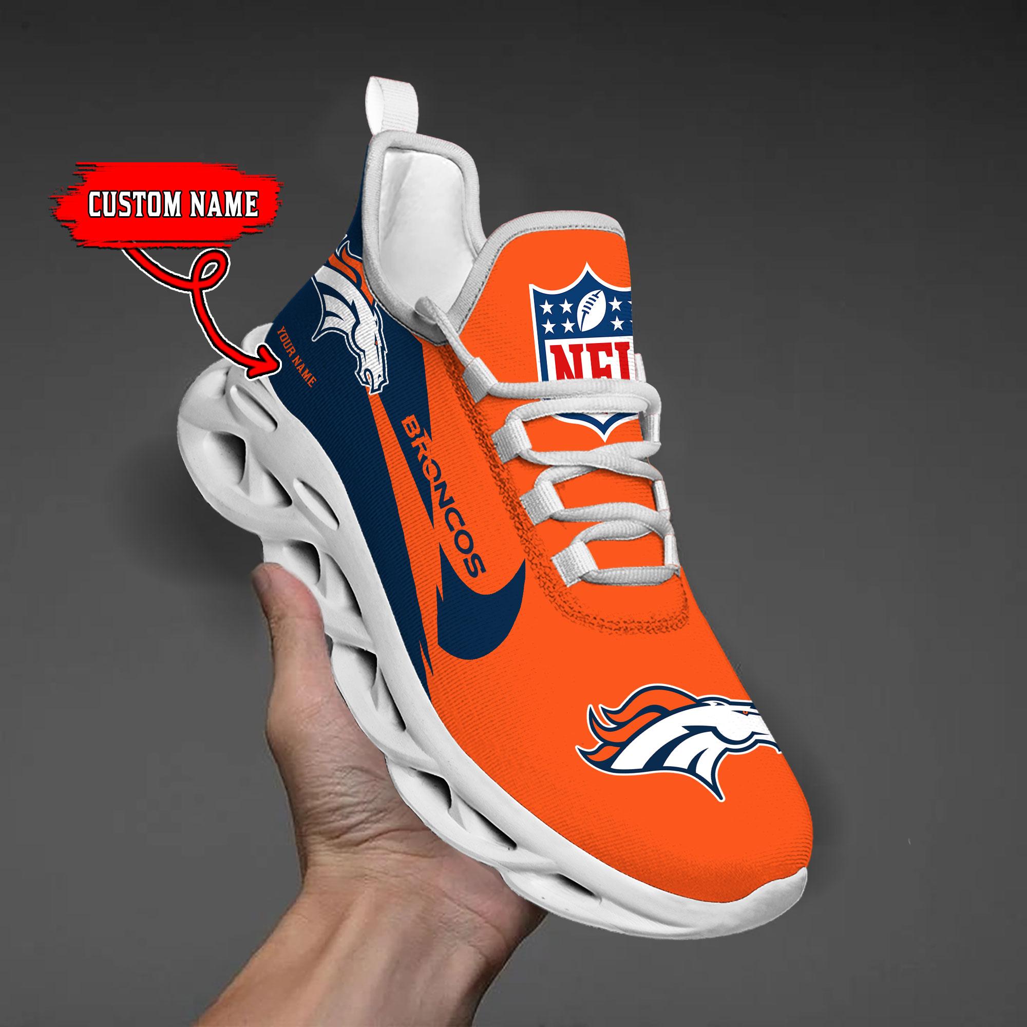 Ideafootwear Denver Broncos Max Soul Shoes Sneakers For Men And Women