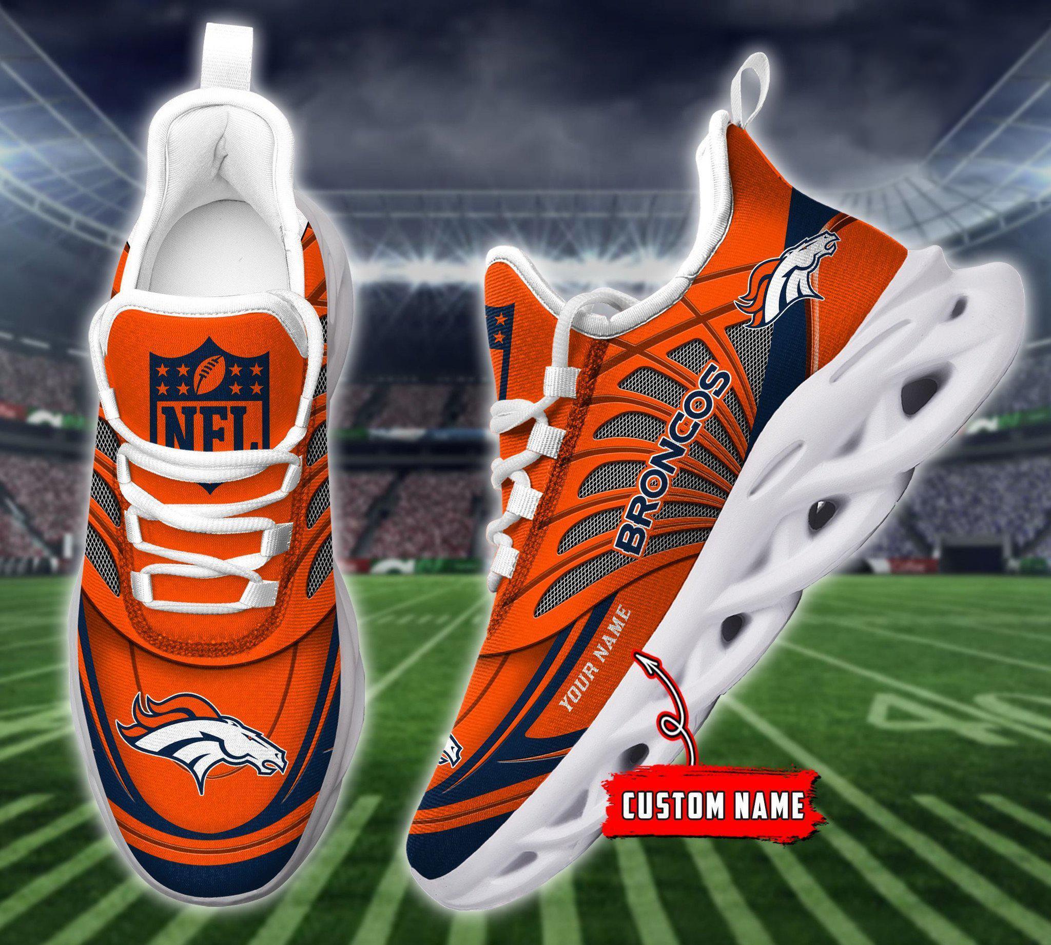 Ideafootwear Denver Broncos Max Soul Shoes Sneakers For Men And Women