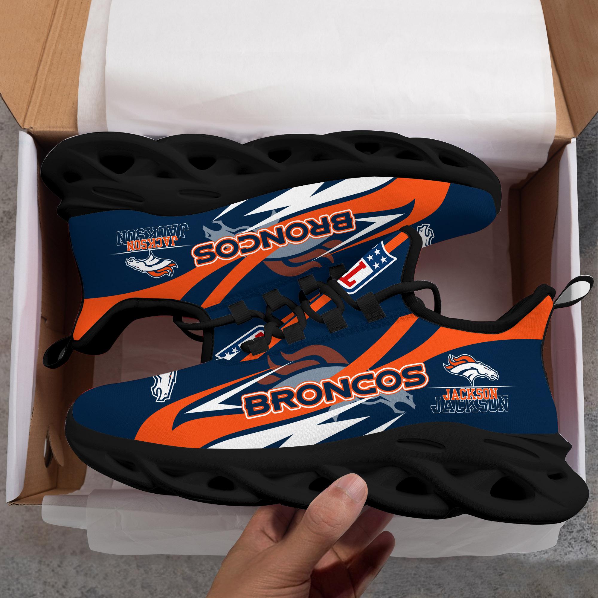 Ideafootwear Denver Broncos Max Soul Shoes Sneakers For Men And Women