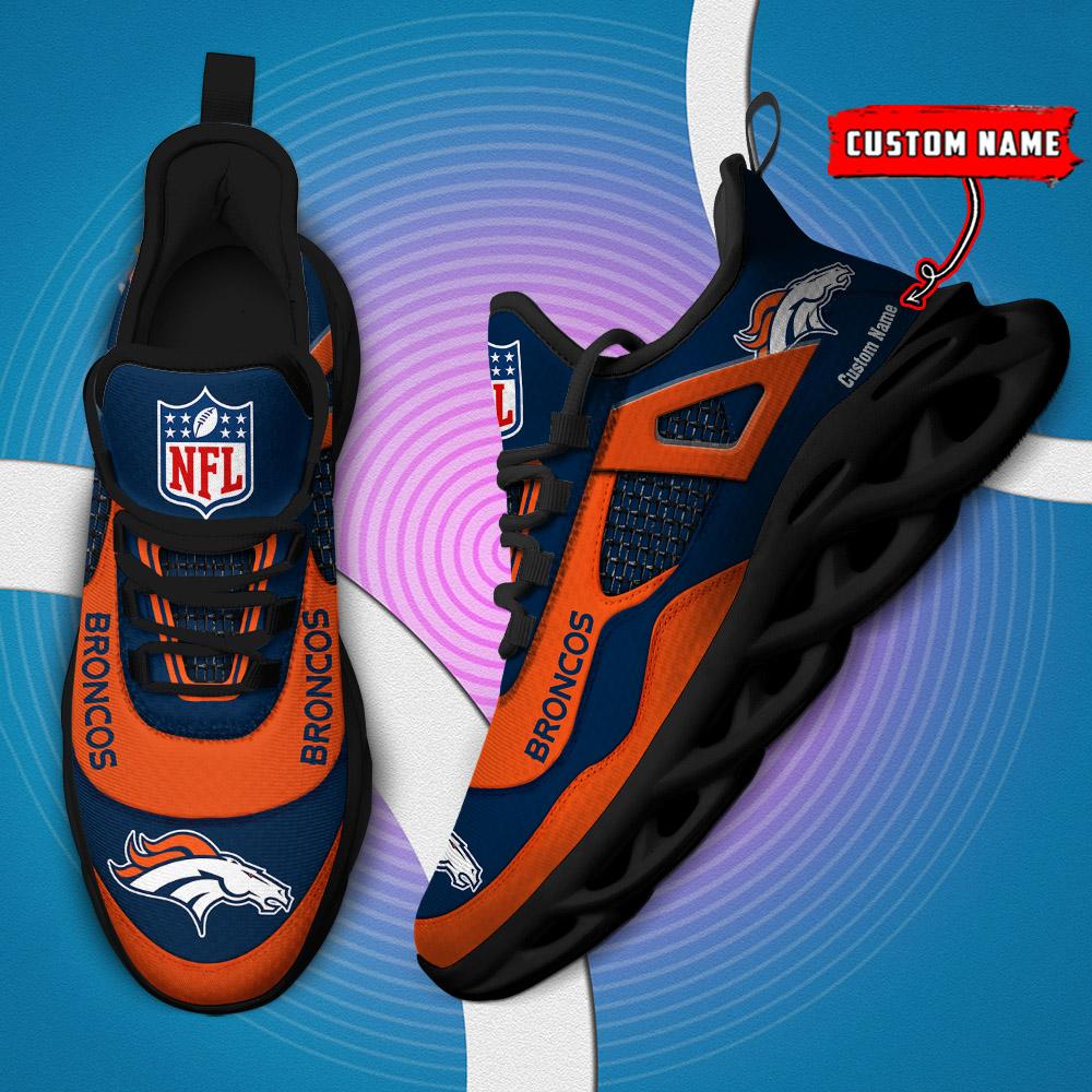 Ideafootwear Denver Broncos Max Soul Shoes Sneakers For Men And Women