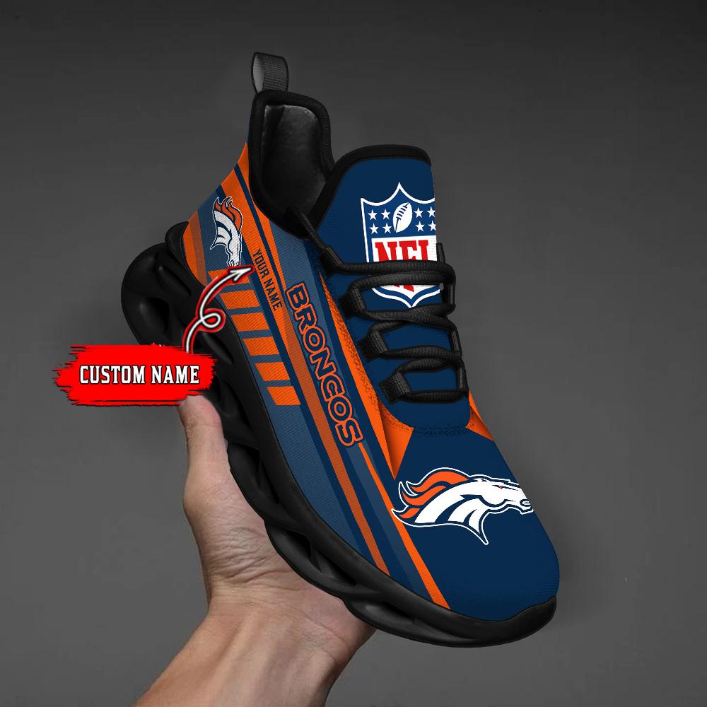 Ideafootwear Denver Broncos Max Soul Shoes Sneakers For Men And Women