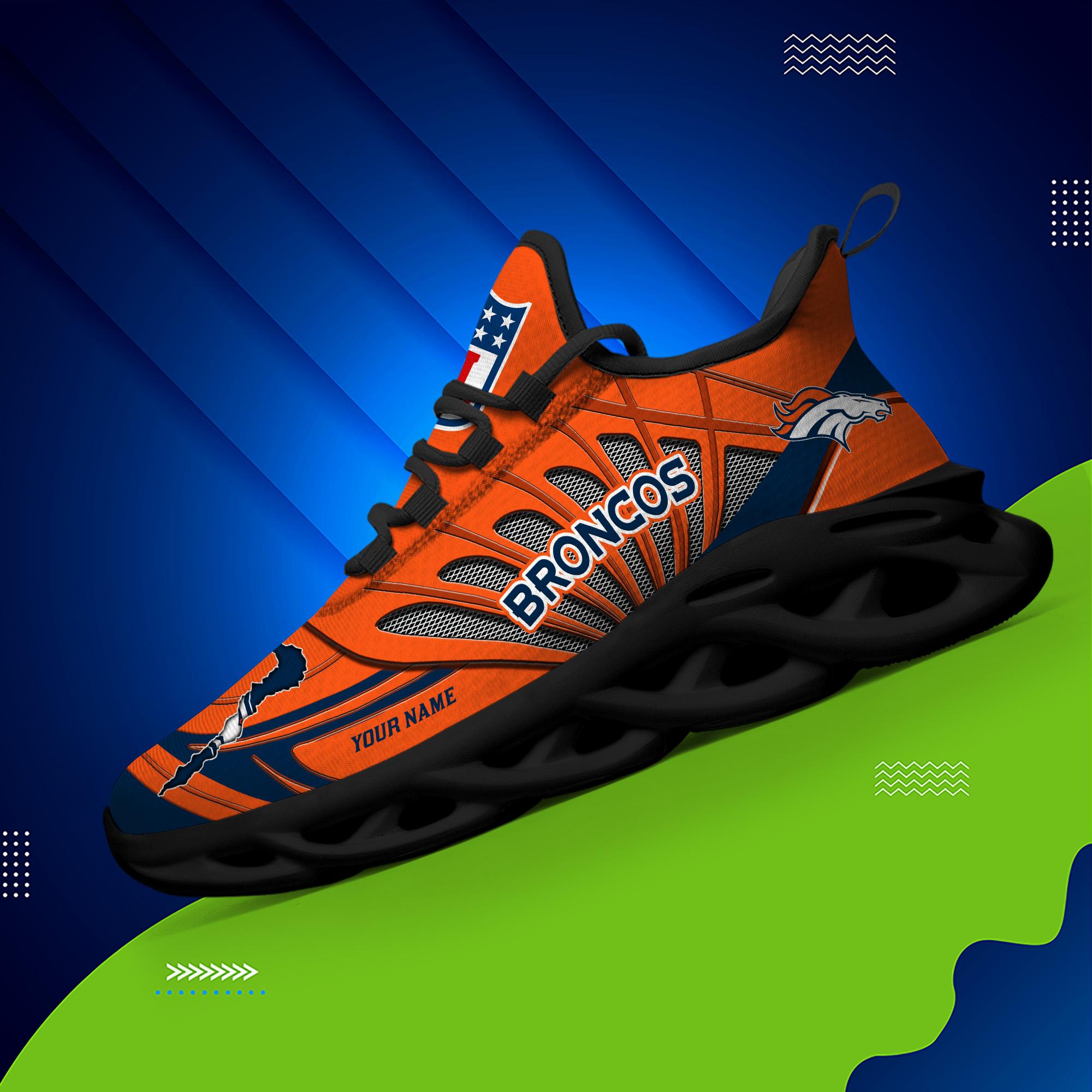 Ideafootwear Denver Broncos Max Soul Shoes Sneakers For Men And Women