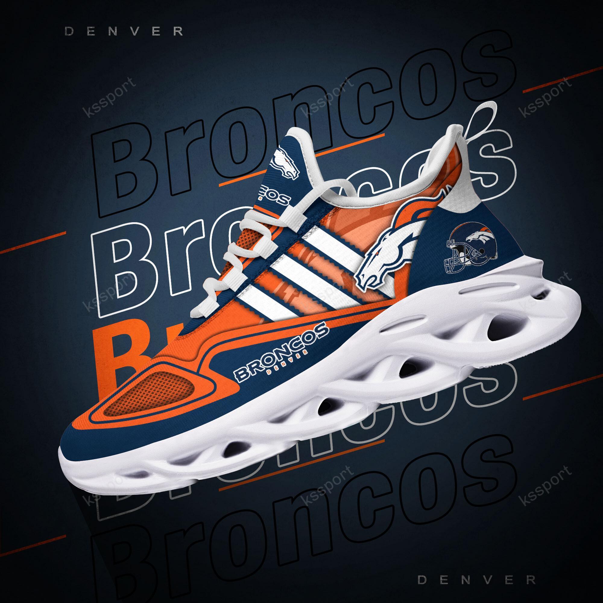 Ideafootwear Denver Broncos Max Soul Shoes Sneakers For Men And Women