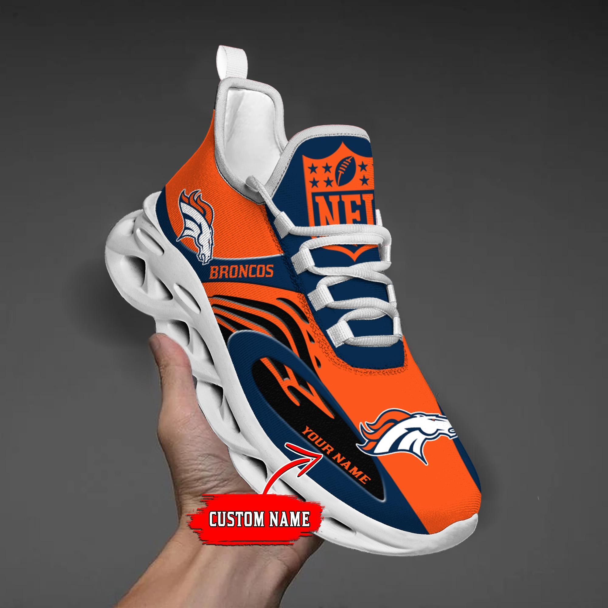 Ideafootwear Denver Broncos Max Soul Shoes Sneakers For Men And Women