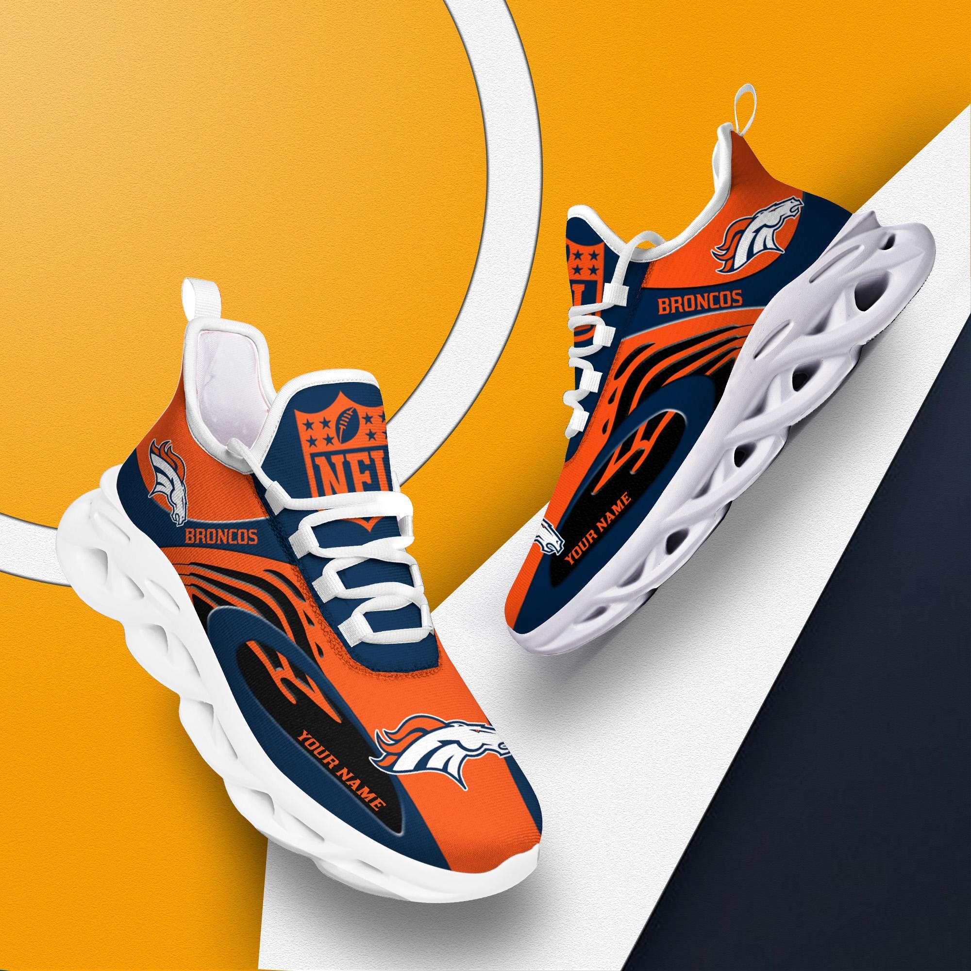 Ideafootwear Denver Broncos Max Soul Shoes Sneakers For Men And Women