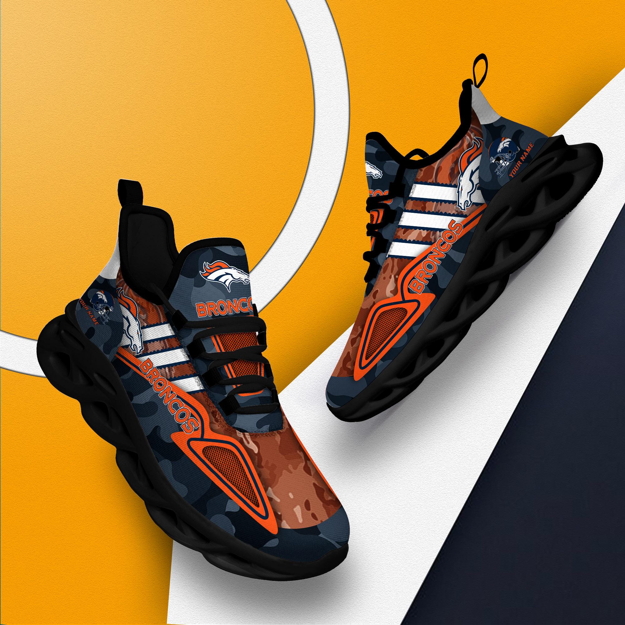 Ideafootwear Denver Broncos Max Soul Shoes Sneakers For Men And Women