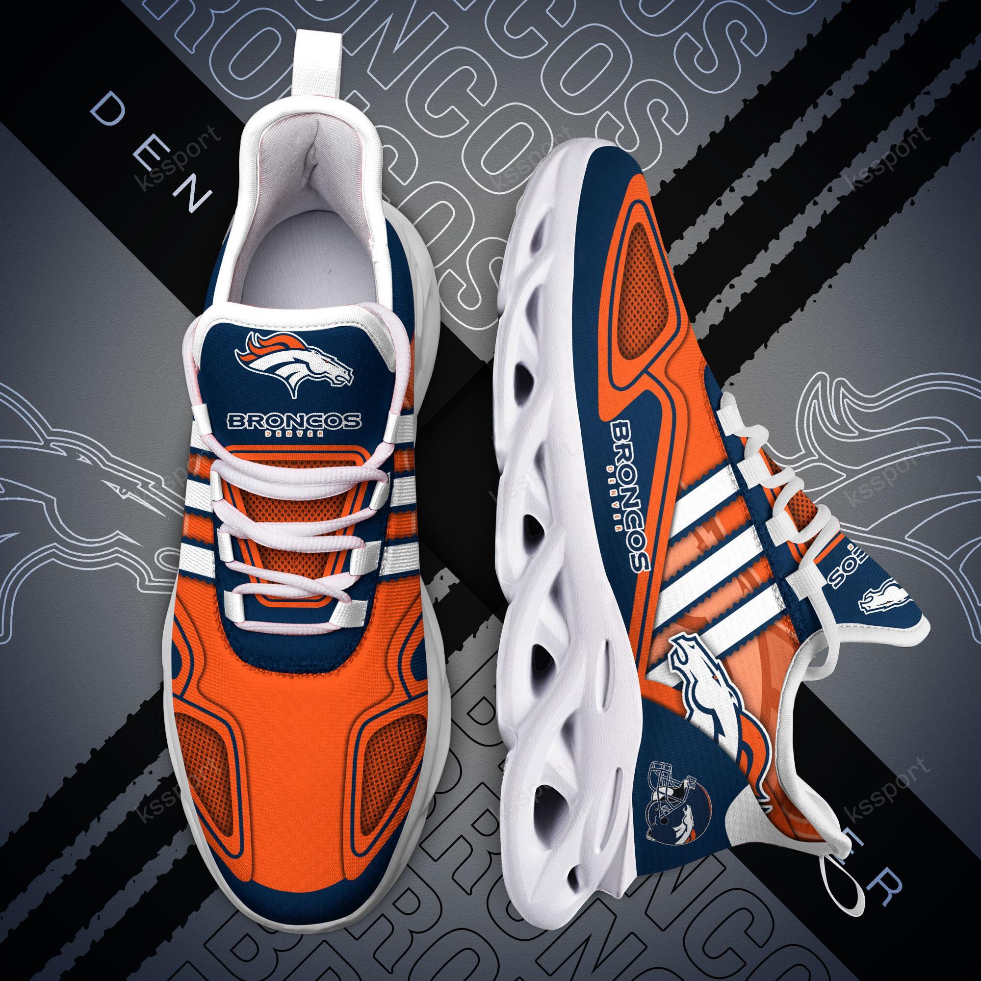 Ideafootwear Denver Broncos Max Soul Shoes Sneakers For Men And Women