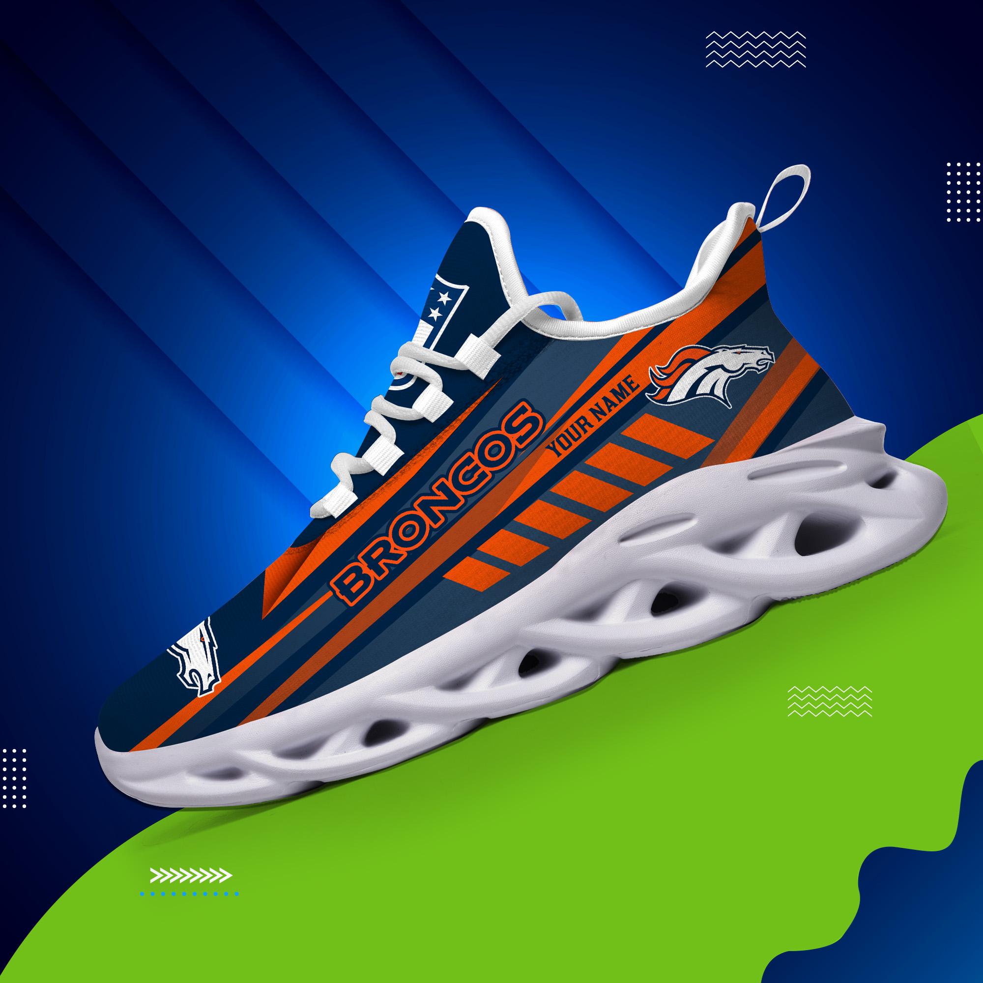 Ideafootwear Denver Broncos Max Soul Shoes Sneakers For Men And Women