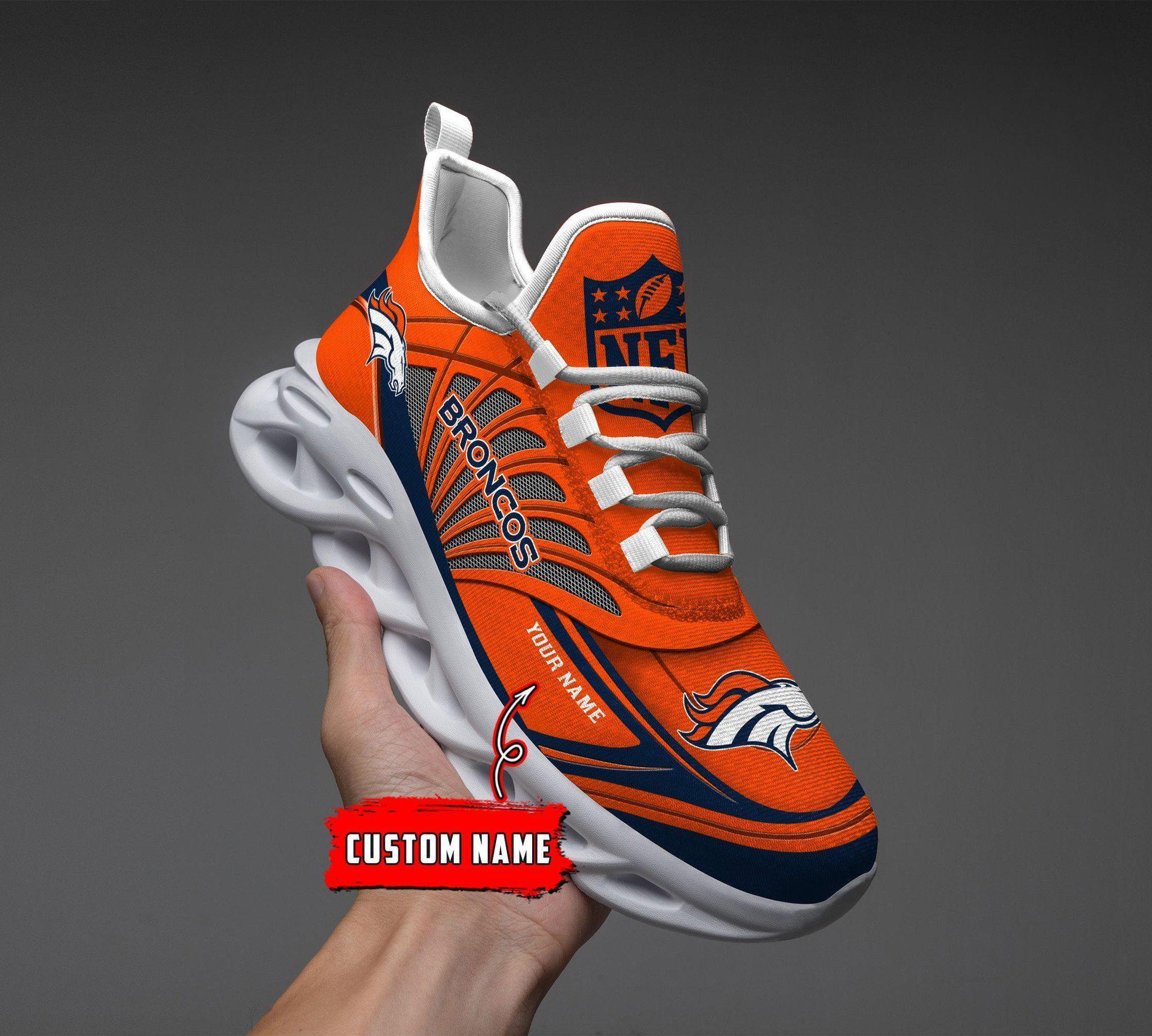 Ideafootwear Denver Broncos Max Soul Shoes Sneakers For Men And Women