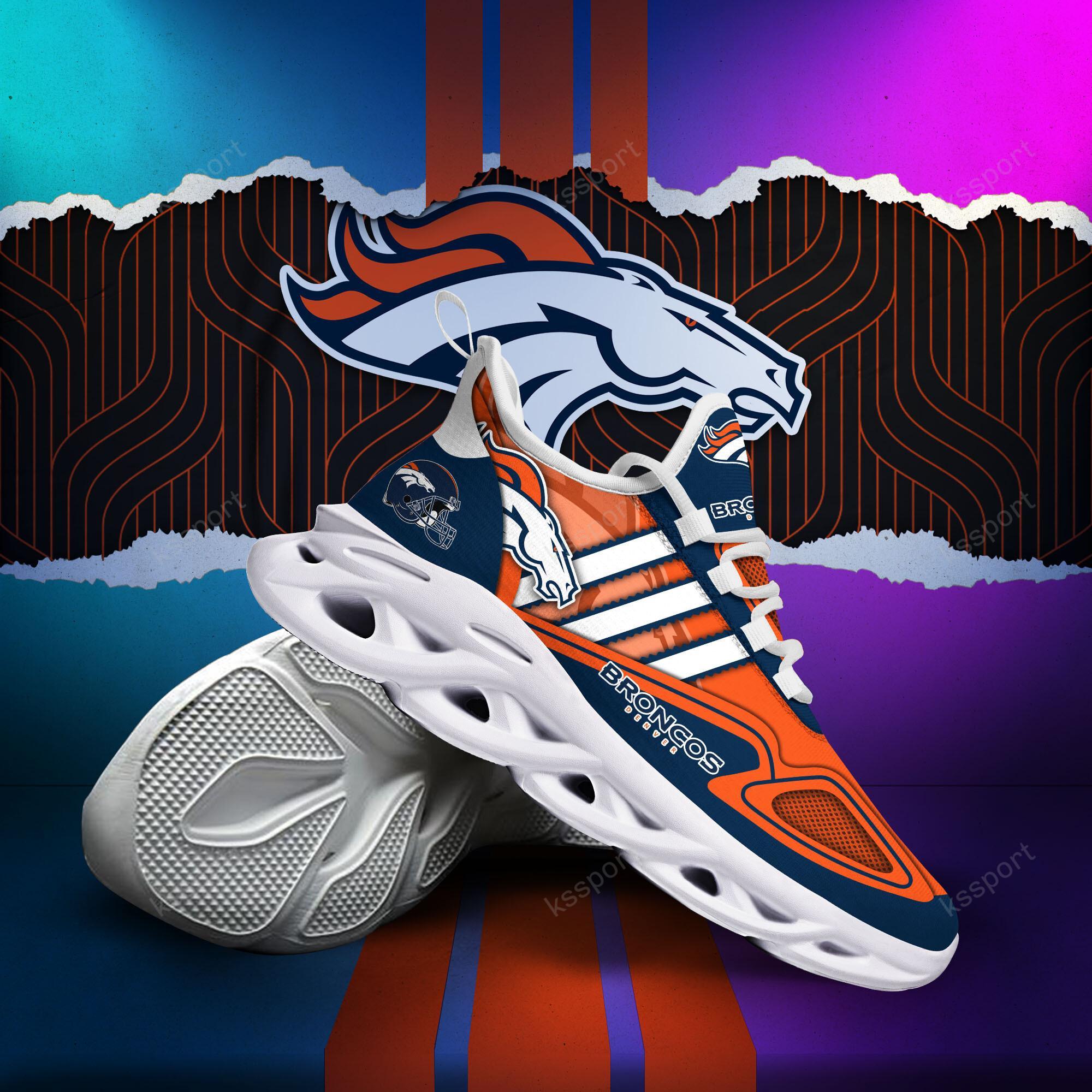 Ideafootwear Denver Broncos Max Soul Shoes Sneakers For Men And Women