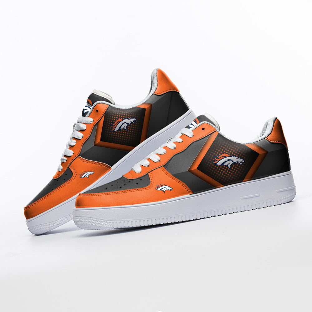 Ideafootwear Denver Broncos NFL Air Low-Top Sneakers Shoes For Men And Women