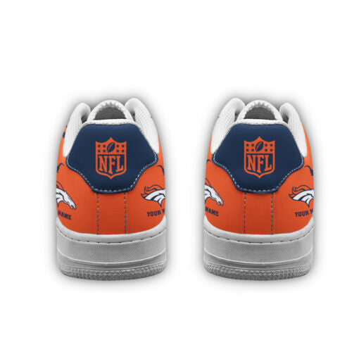 Ideafootwear Denver Broncos NFL Air Low-Top Sneakers Shoes For Men And Women
