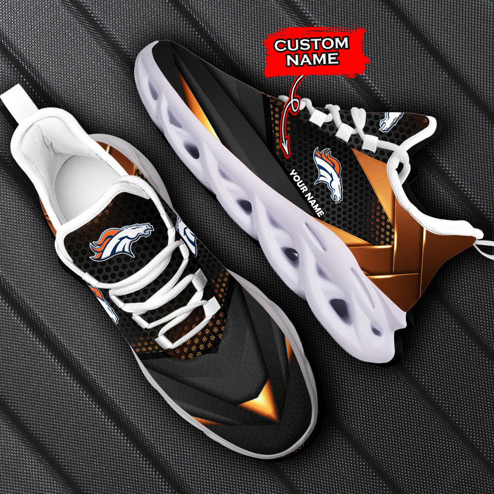 Ideafootwear Denver Broncos NFL Max Soul Shoes Sneakers For Men And Women