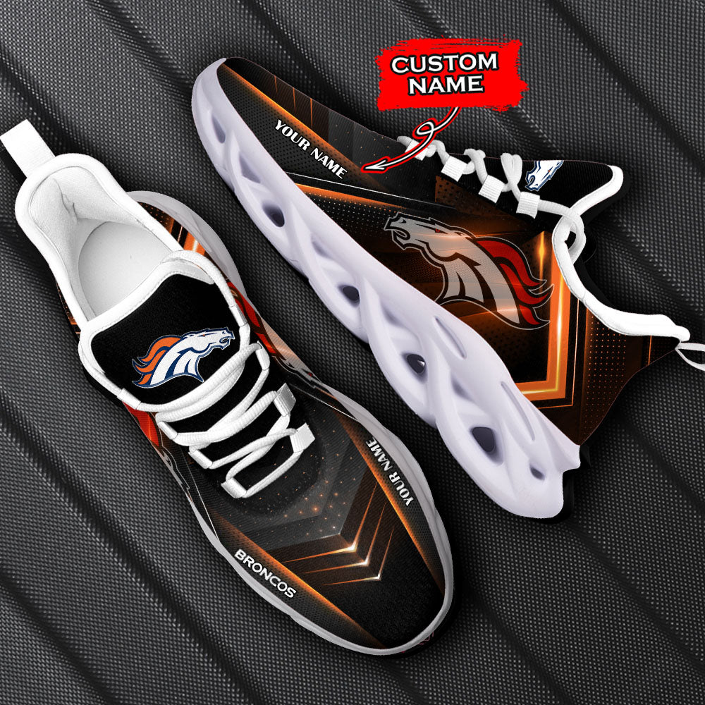 Ideafootwear Denver Broncos NFL Max Soul Shoes Sneakers For Men And Women