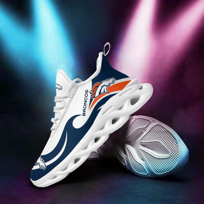 Ideafootwear Denver Broncos NFL Max Soul Shoes Sneakers For Men And Women