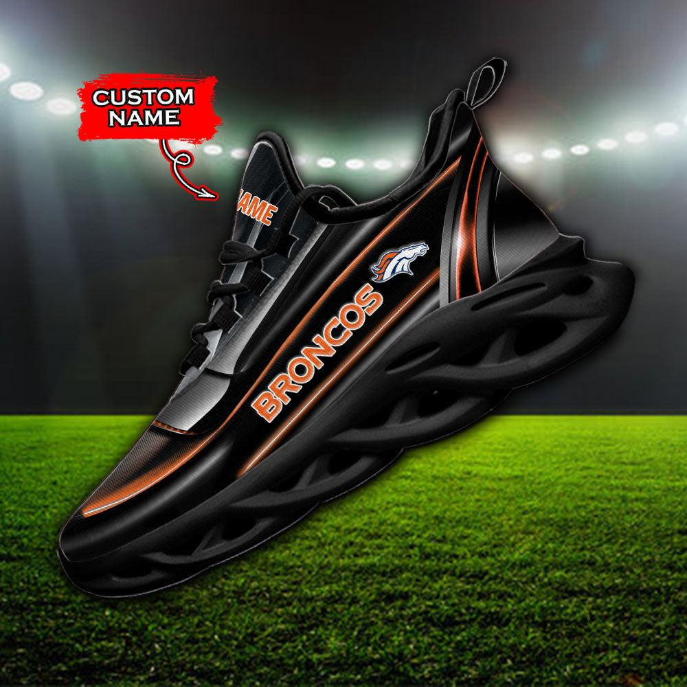 Ideafootwear Denver Broncos NFL Max Soul Shoes Sneakers For Men And Women