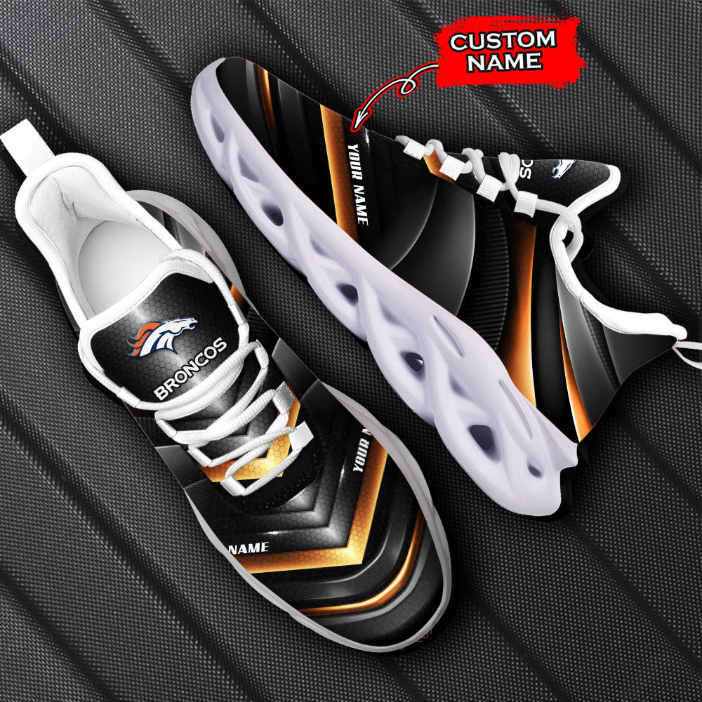 Ideafootwear Denver Broncos NFL Max Soul Shoes Sneakers For Men And Women