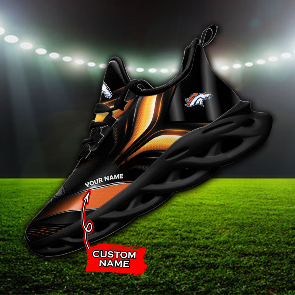 Ideafootwear Denver Broncos NFL Max Soul Shoes Sneakers For Men And Women