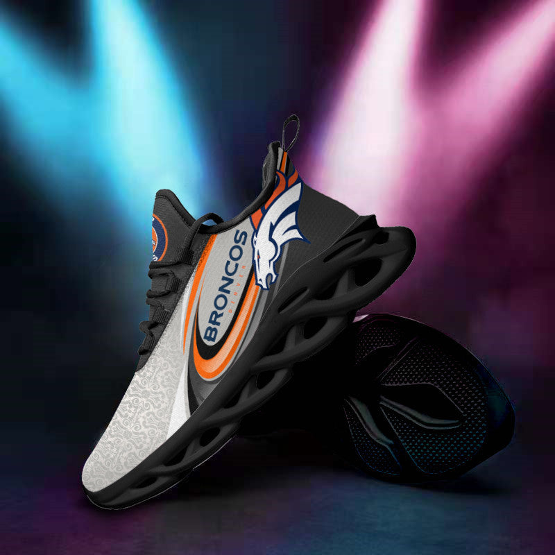 Ideafootwear Denver Broncos NFL Max Soul Shoes Sneakers For Men And Women