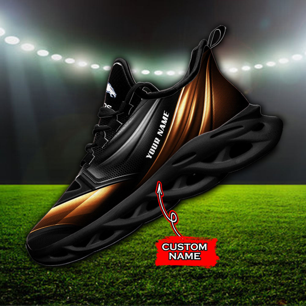 Ideafootwear Denver Broncos NFL Max Soul Shoes Sneakers For Men And Women