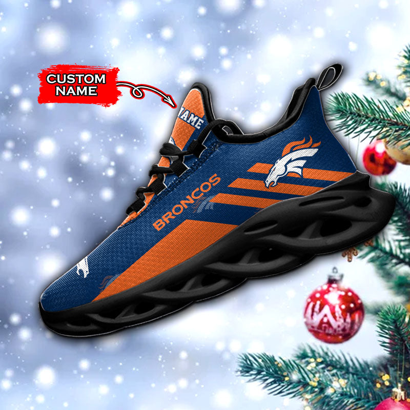 Ideafootwear Denver Broncos NFL Max Soul Shoes Sneakers For Men And Women
