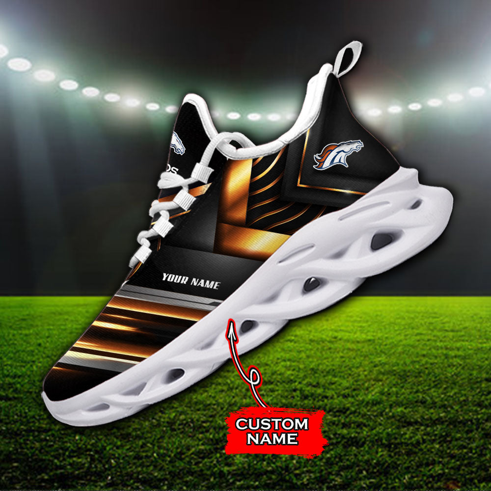 Ideafootwear Denver Broncos NFL Max Soul Shoes Sneakers For Men And Women