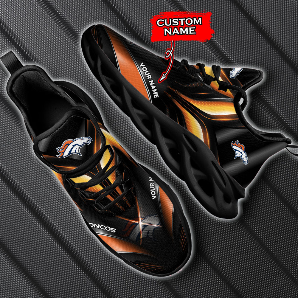 Ideafootwear Denver Broncos NFL Max Soul Shoes Sneakers For Men And Women