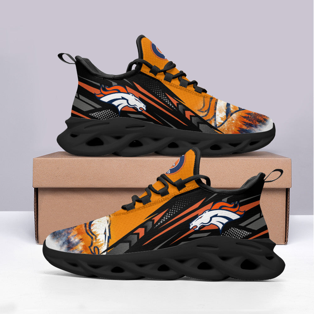 Ideafootwear Denver Broncos NFL Max Soul Shoes Sneakers For Men And Women