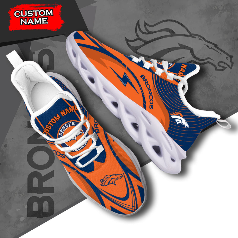 Ideafootwear Denver Broncos NFL Max Soul Shoes Sneakers For Men And Women