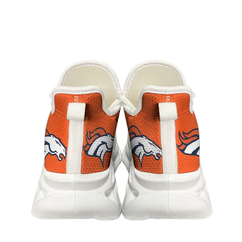 Ideafootwear Denver Broncos NFL Max Soul Shoes Sneakers For Men And Women