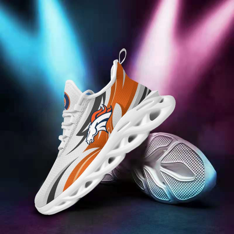 Ideafootwear Denver Broncos NFL Max Soul Shoes Sneakers For Men And Women