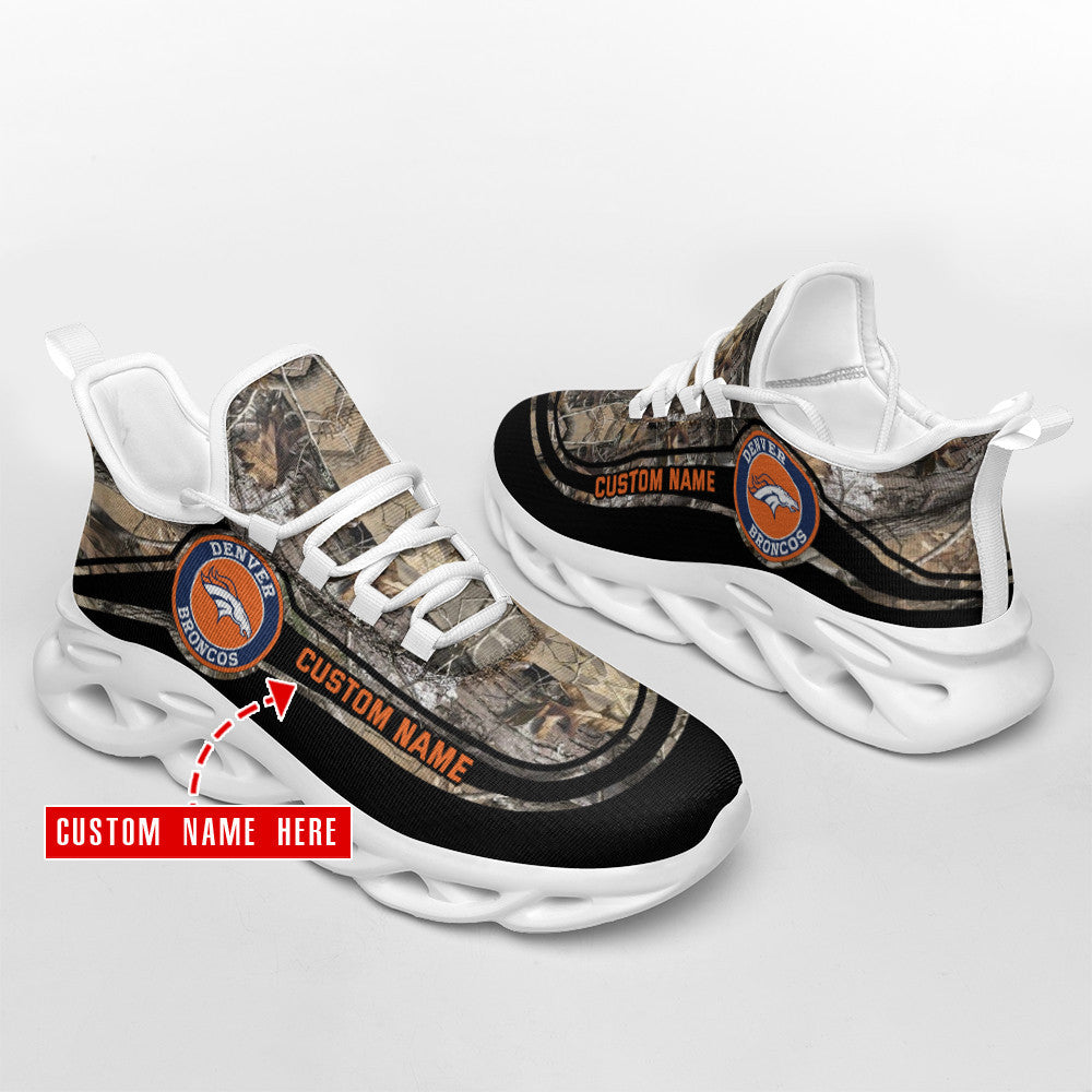 Ideafootwear Denver Broncos NFL Max Soul Shoes Sneakers For Men And Women