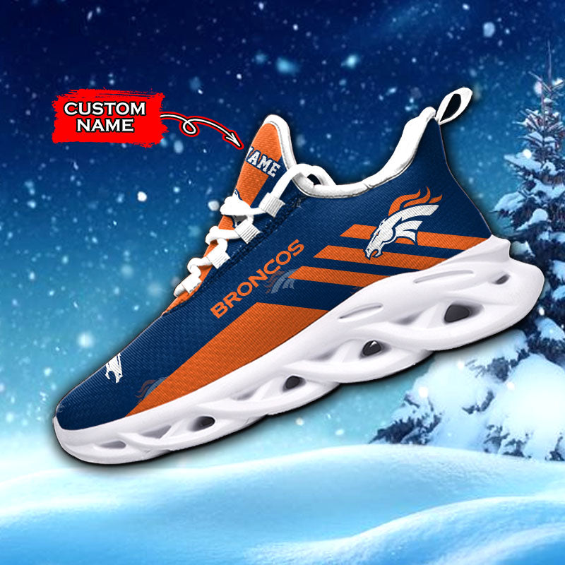 Ideafootwear Denver Broncos NFL Max Soul Shoes Sneakers For Men And Women