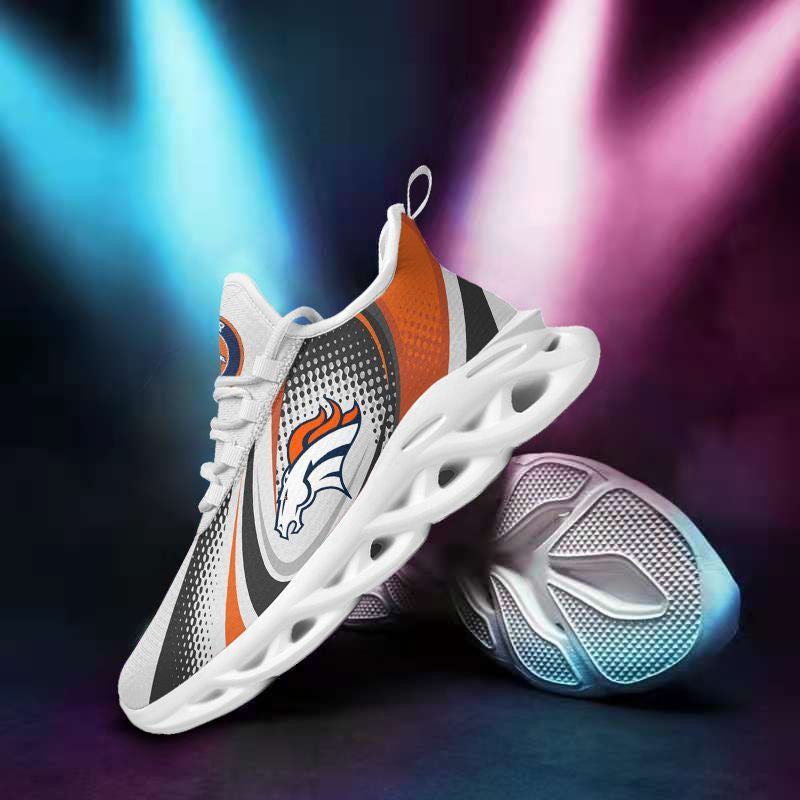 Ideafootwear Denver Broncos NFL Max Soul Shoes Sneakers For Men And Women